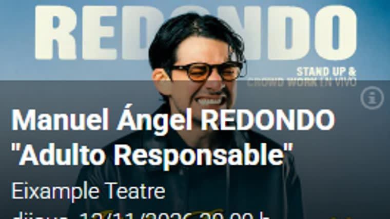 Manuel Ángel Redondo: un espectáculo para adultos responsables en el Eixample