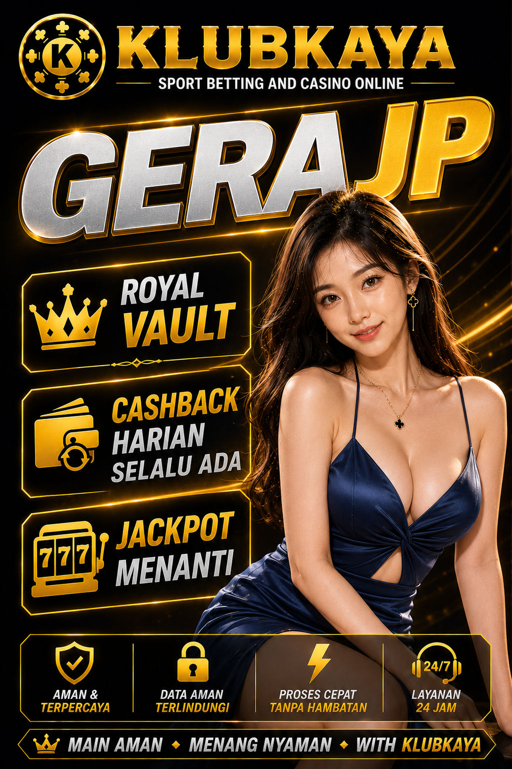 GERAJP - Royal Vault Cashback Harian Selalu Ada Jackpot Menanti