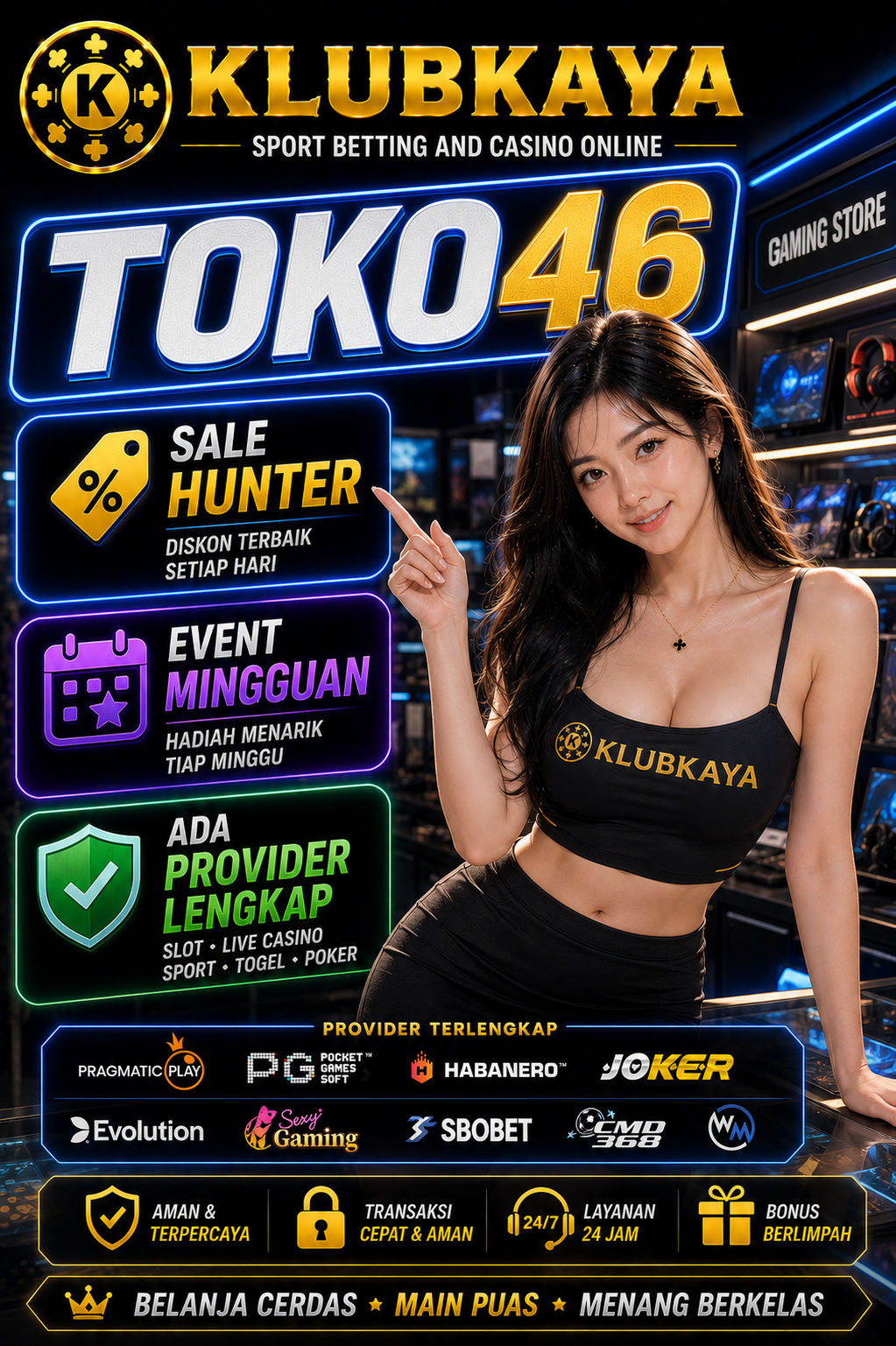 TOKO46 大 Sale Hunter Event Mingguan Ada Provider Lengkap