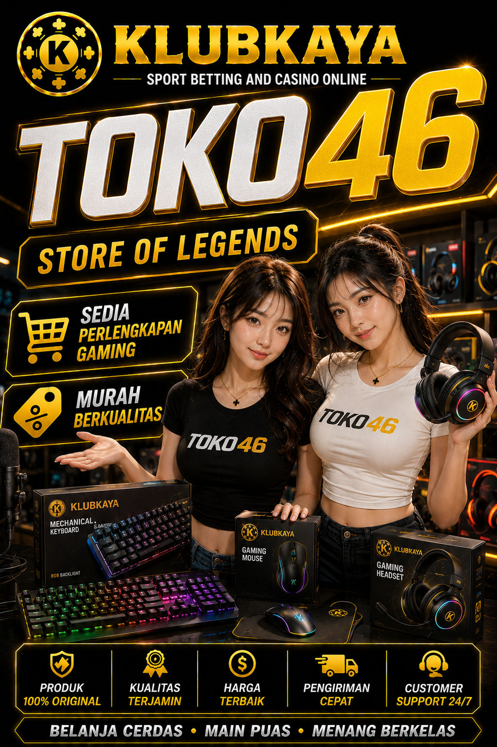 TOKO46 | Store of Legends Sedia Perlengkapan Gaming Murah Berkualitas