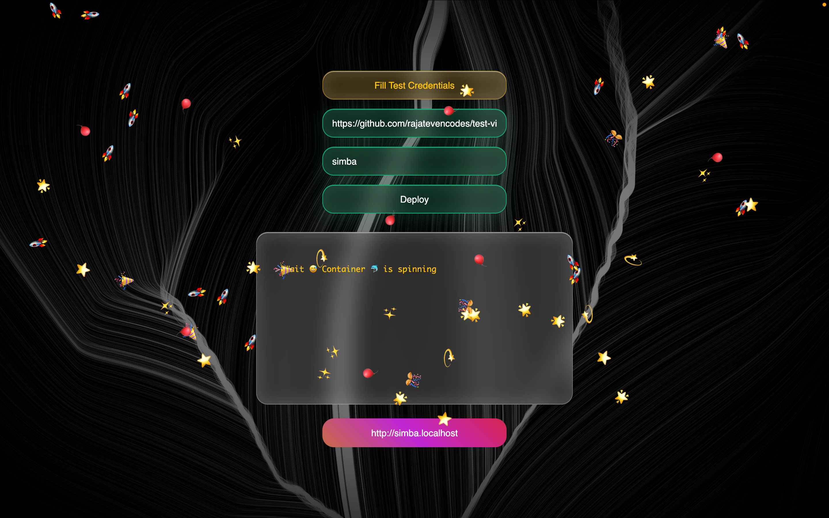 DeployX screenshot