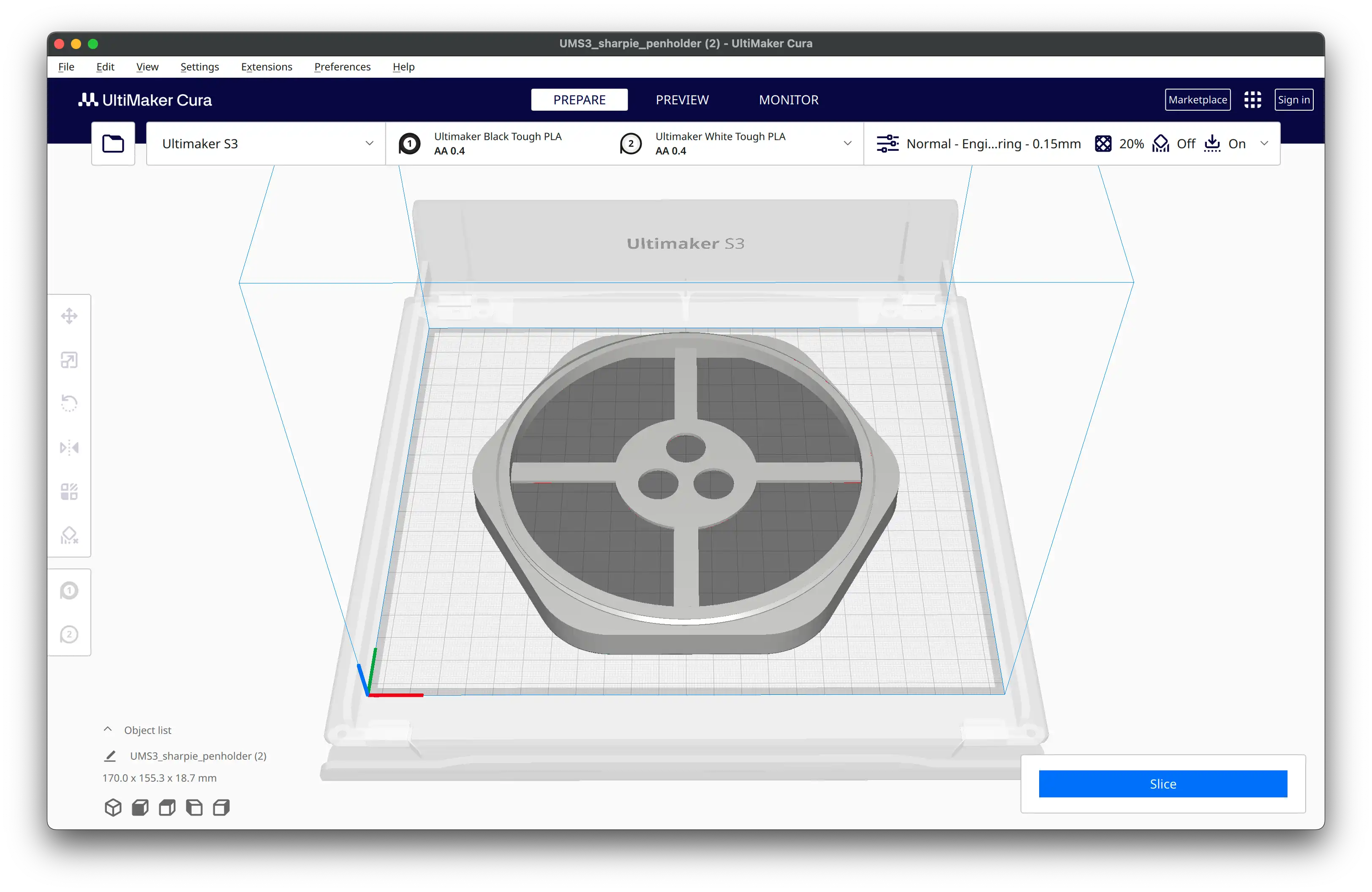 3D print preparation
