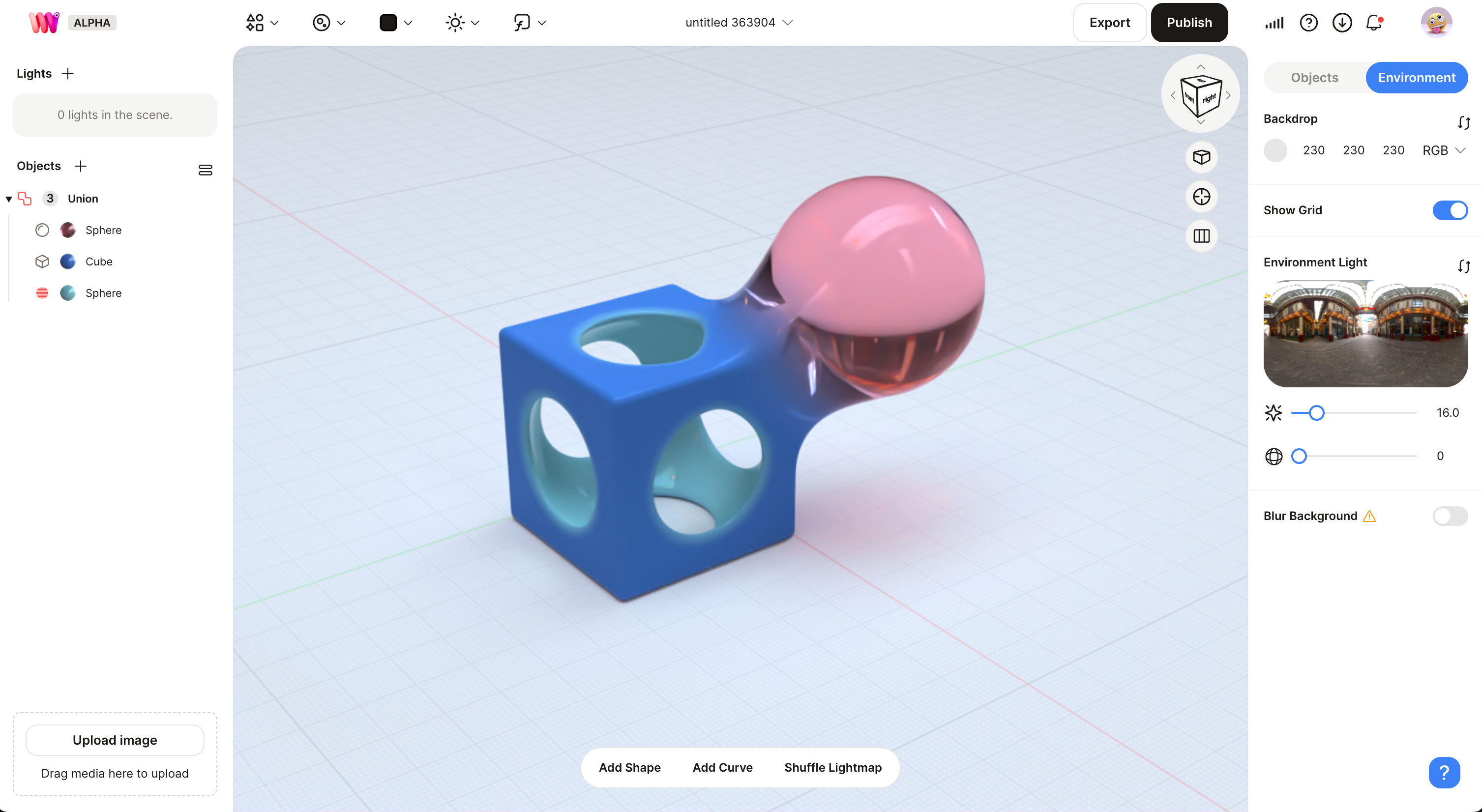 Womp starter UI