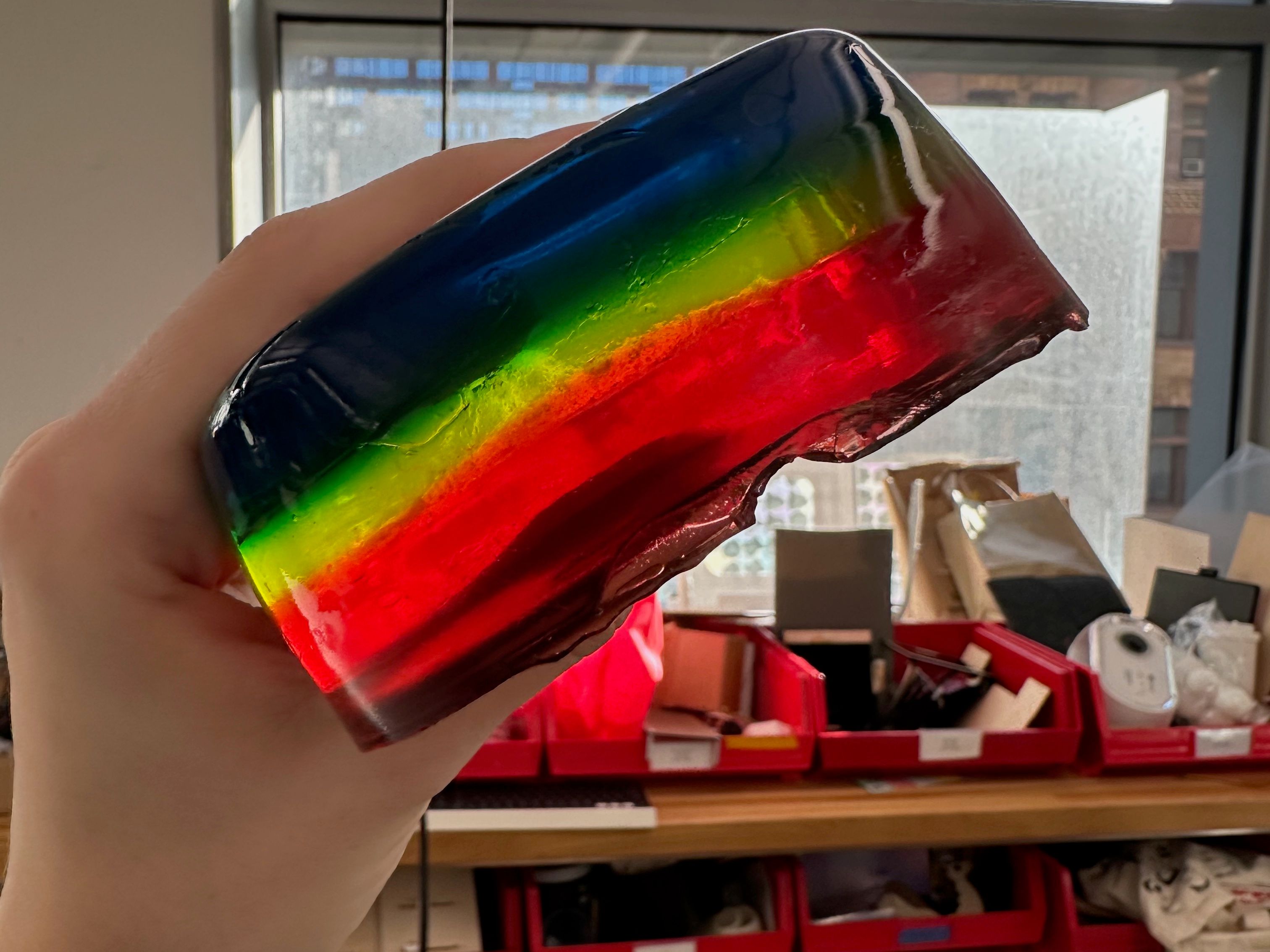 rainbow jello