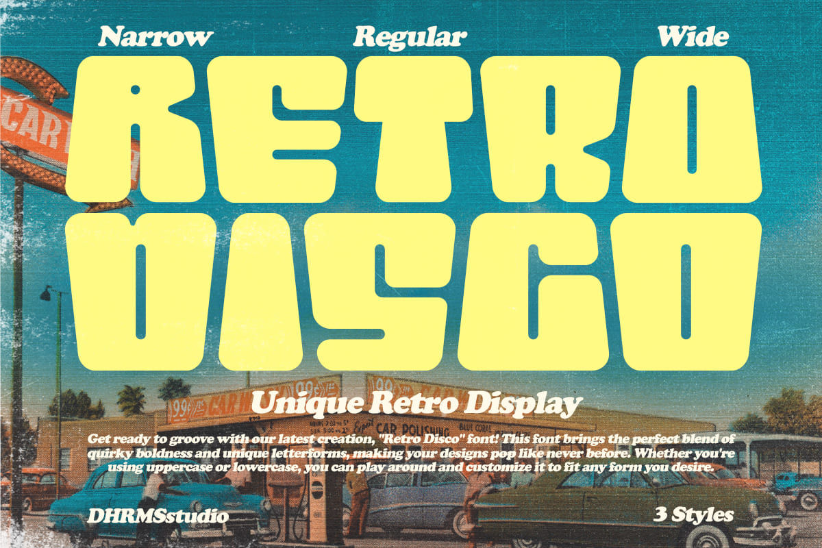 Retro Fonts