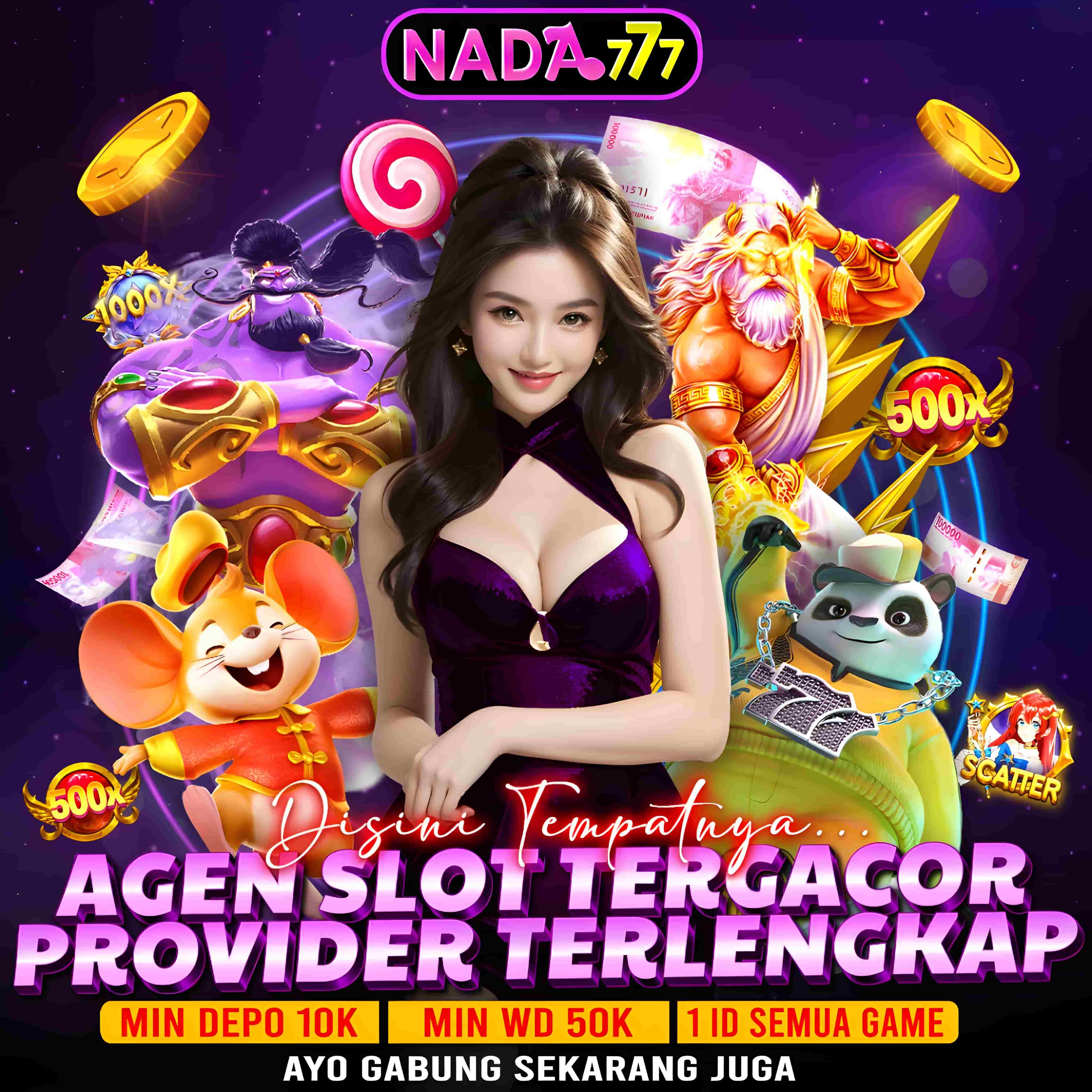 NADA777-10 Provider Slot Online Terbaik 2025 dengan RTP Tertinggi 
