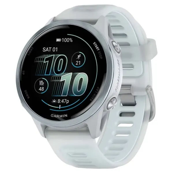GARMIN Forerunner 570 — 42 мм Cloud Blue / Translucent Whitestone