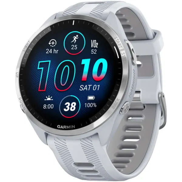 GARMIN Forerunner 965 Whitestone / Powder Gray Titanium