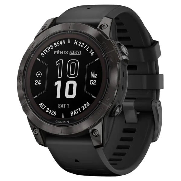 GARMIN Fenix 7 Pro Sapphire Solar DLC Titanium Carbon Gray