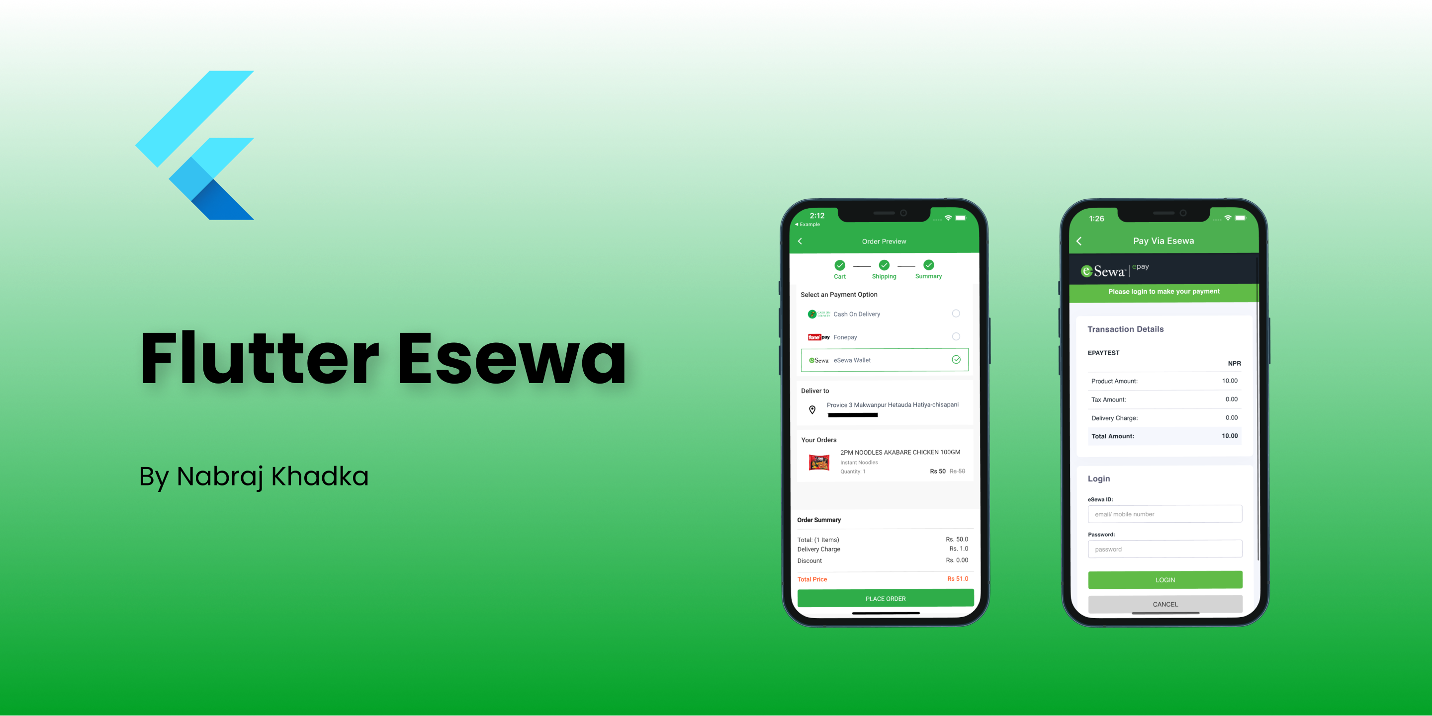 Esewa Flutter