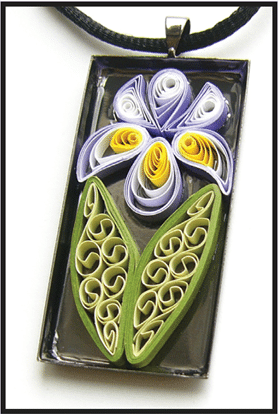 Iris Necklace Pendant
