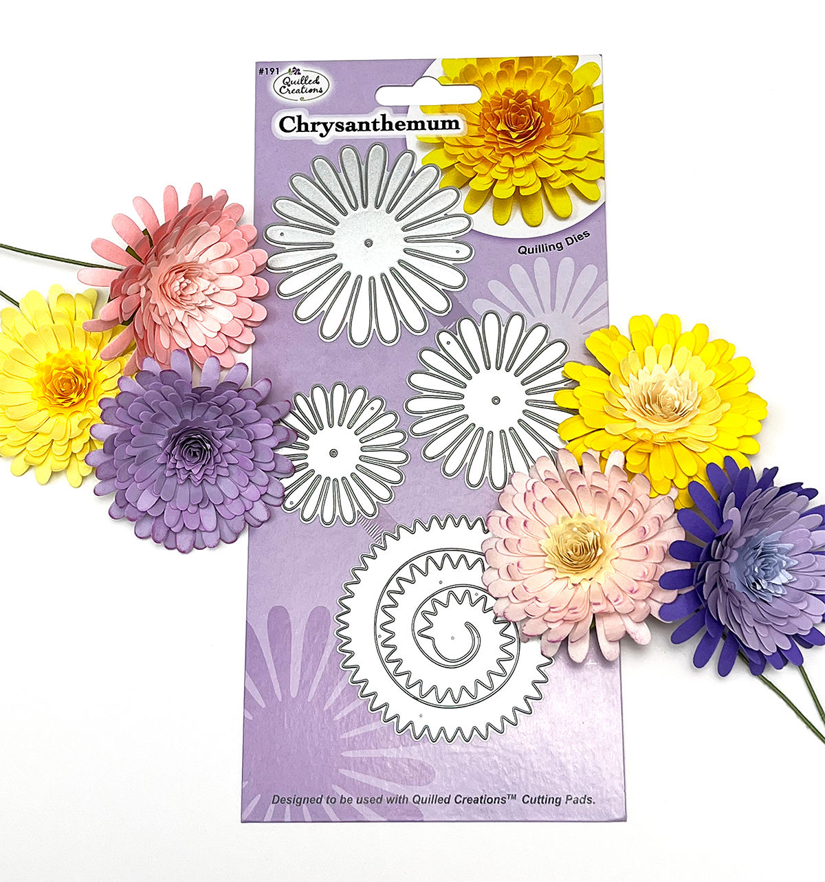 Chrysanthemum Quilling Dies