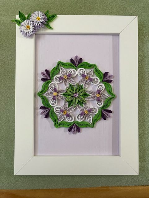 Orchids from "Quilled Mandalas"