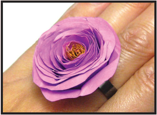 plum blossom ring design