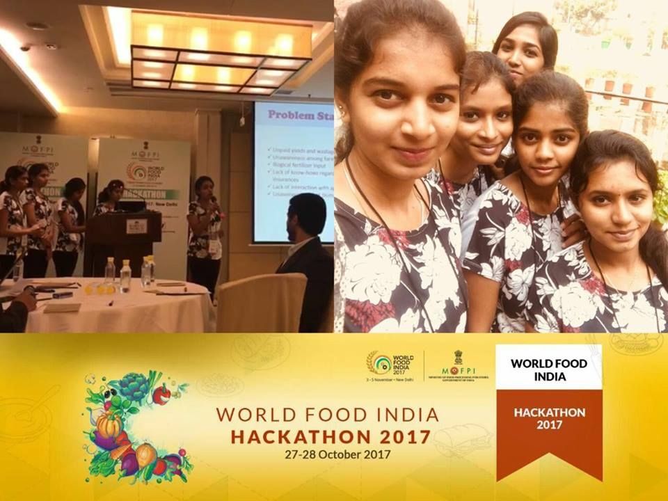 College News World Food India Hackathon 2017