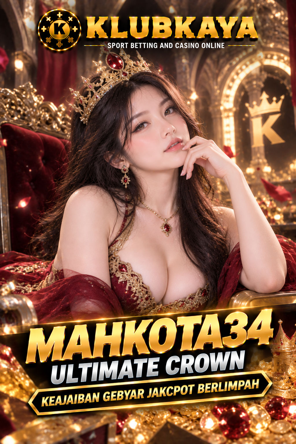 MAHKOTA34 座 Ultimate Crown Keajaiban Gebyar Jakcpot Berlimpah