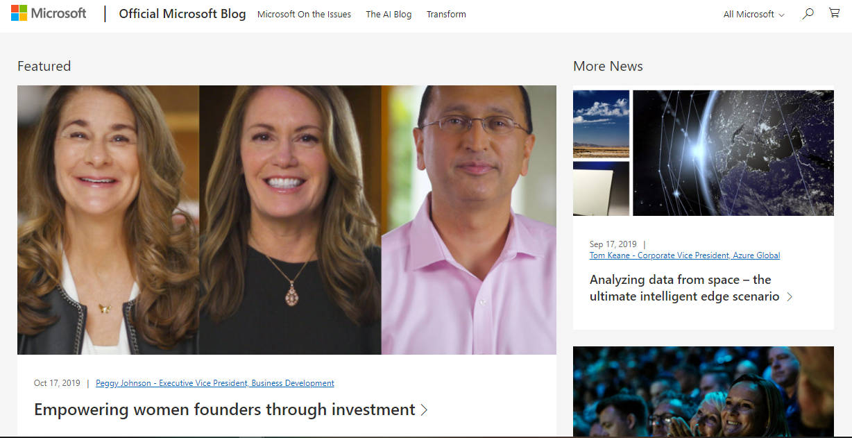 official microsoft blog- what is wordpress