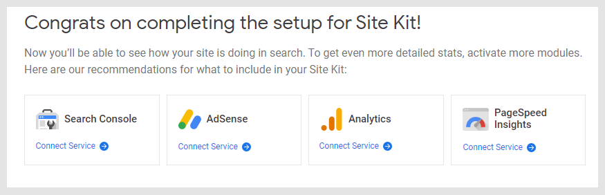 google-site-kit-services