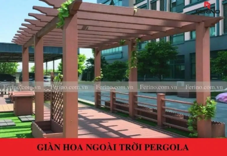 Giàn hoa Pergola: Cách thi công, vật liệu  đơn vị thi công uy tín