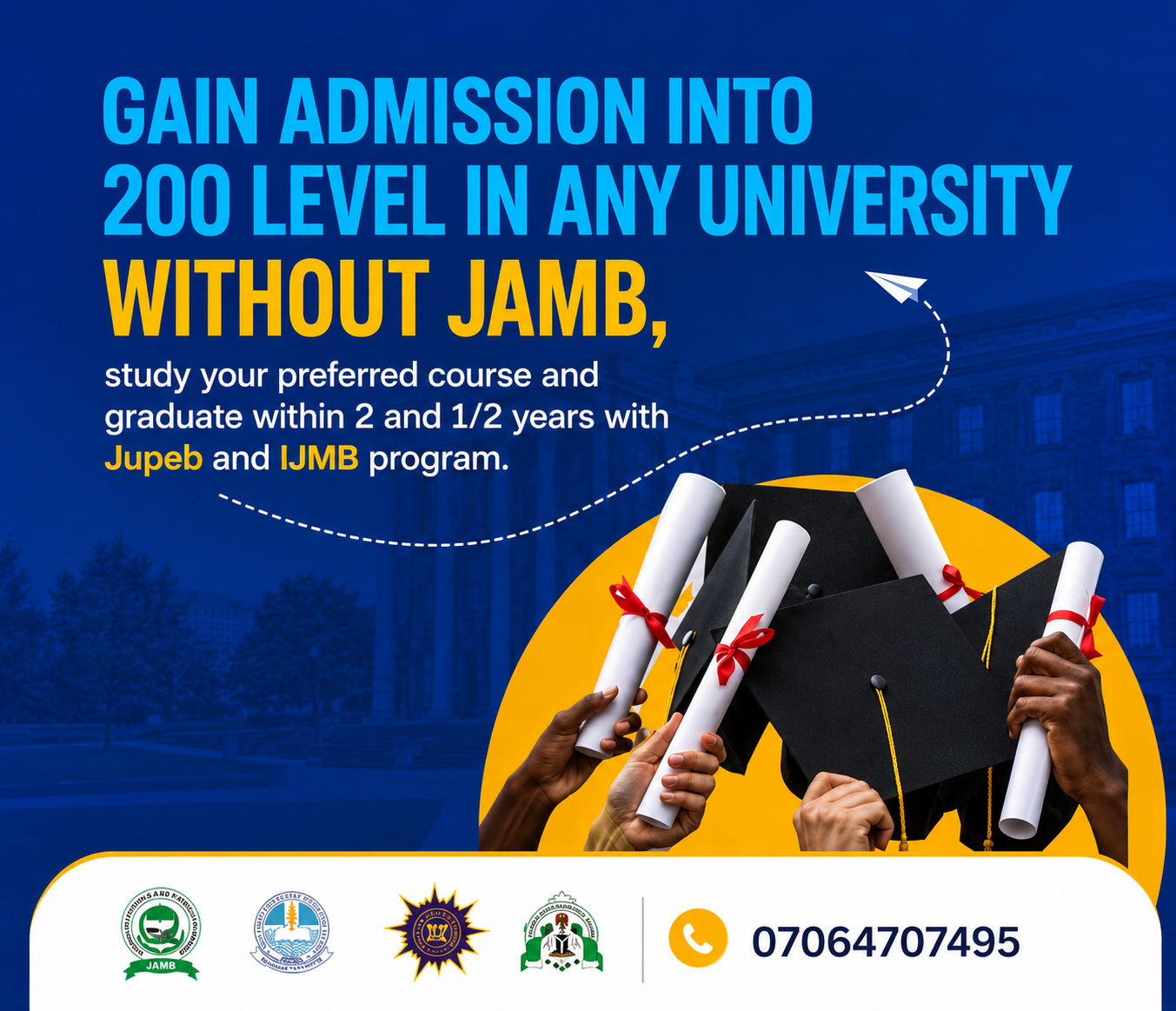 JAMB Original Result Ad