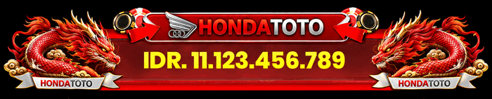 Banner HONDATOTO dengan animasi naga merah