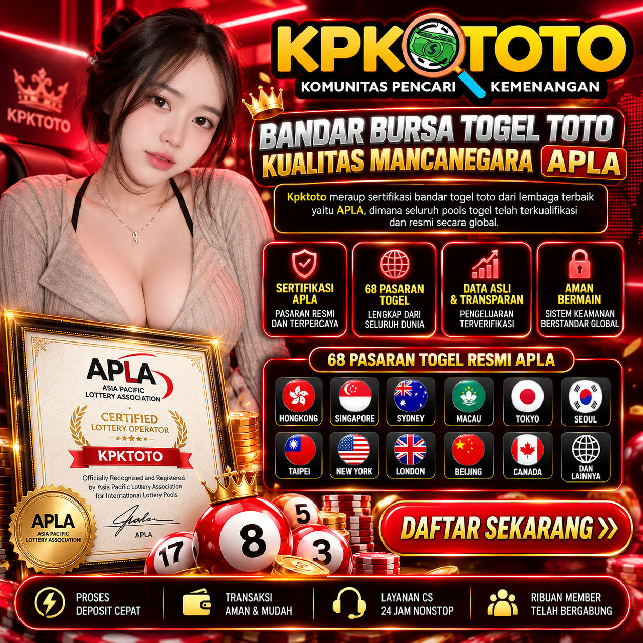 Kpktoto ♛ Bandar Bursa Togel Toto Kualitas Mancanegara APLA