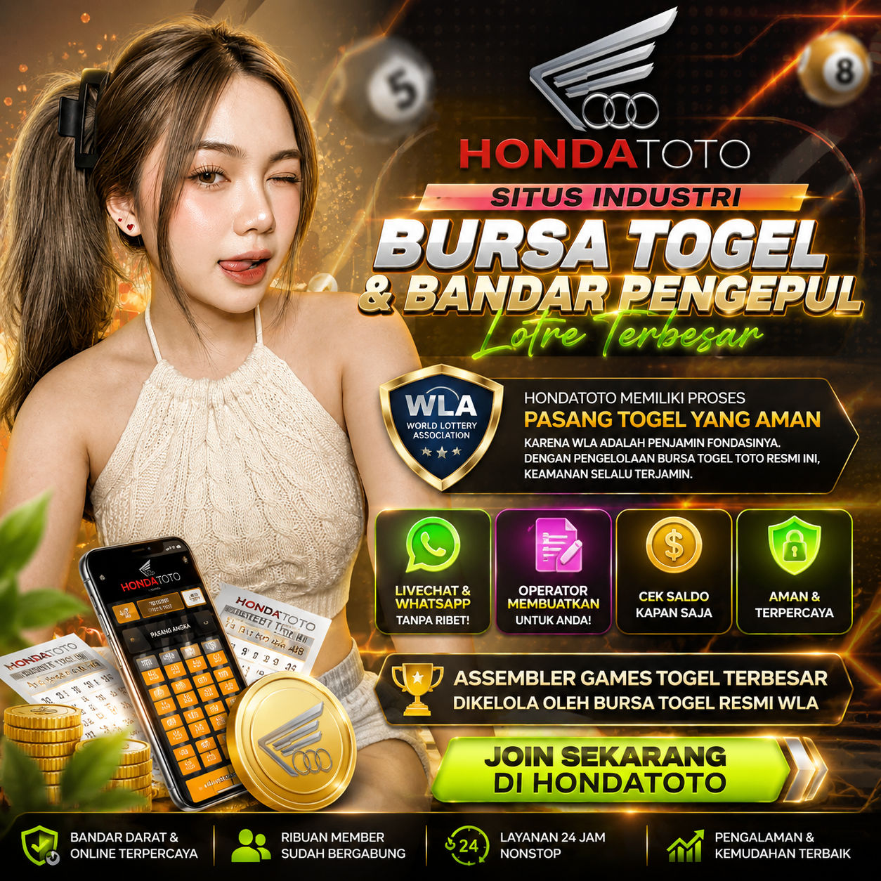 Hondatoto 𑁕 Situs Industri Bursa Togel dan Bandar Pengepul Lotre Terbesar