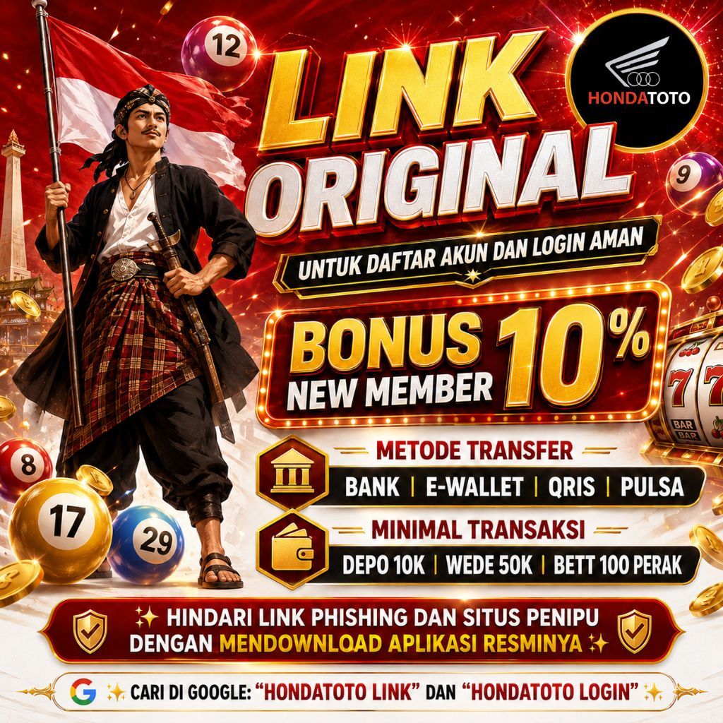 Hondatoto link original untuk daftar akun dan login aman