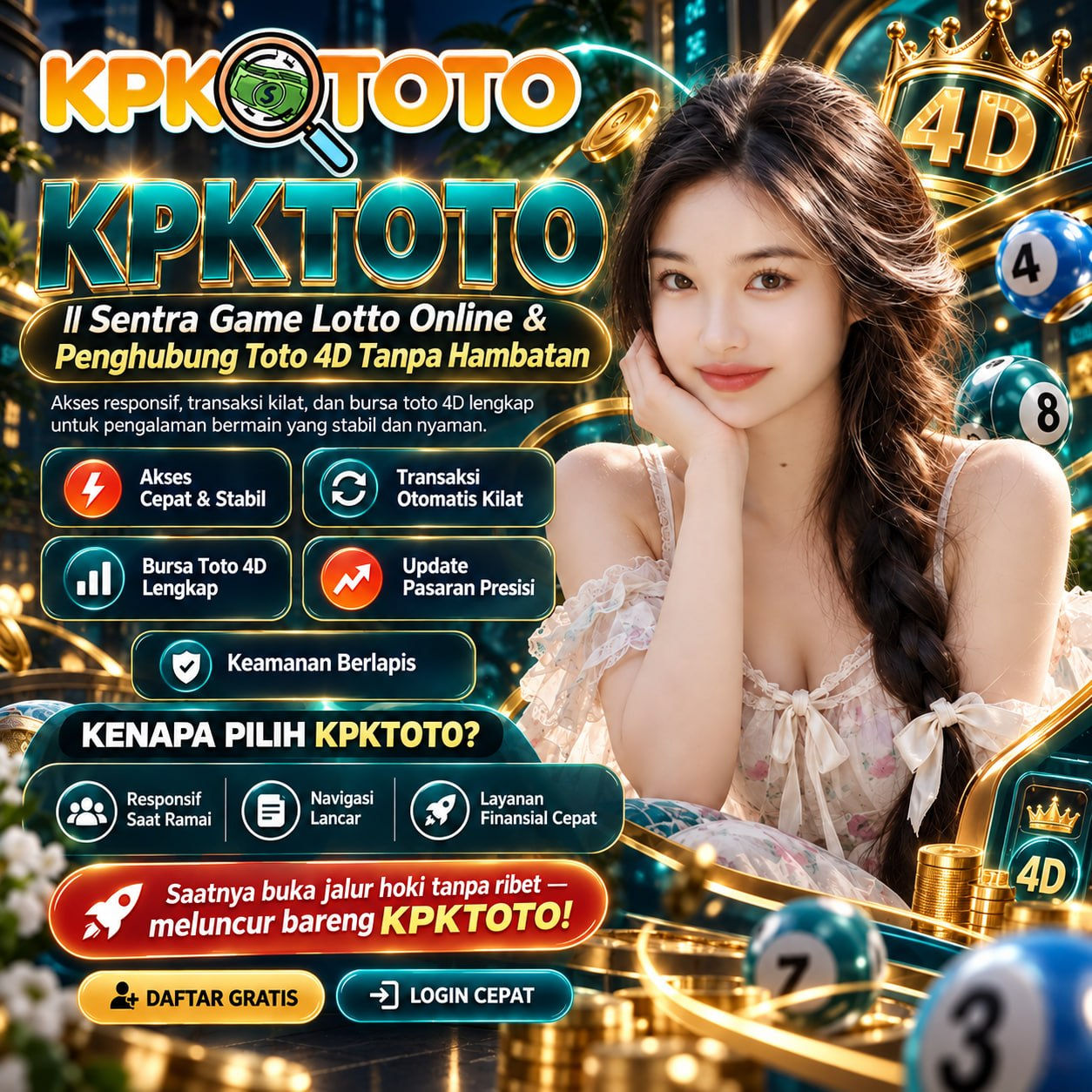 KPKTOTO 𖦓 Sentra Game Lotto Online & Penghubung Toto 4D Tanpa Hambatan