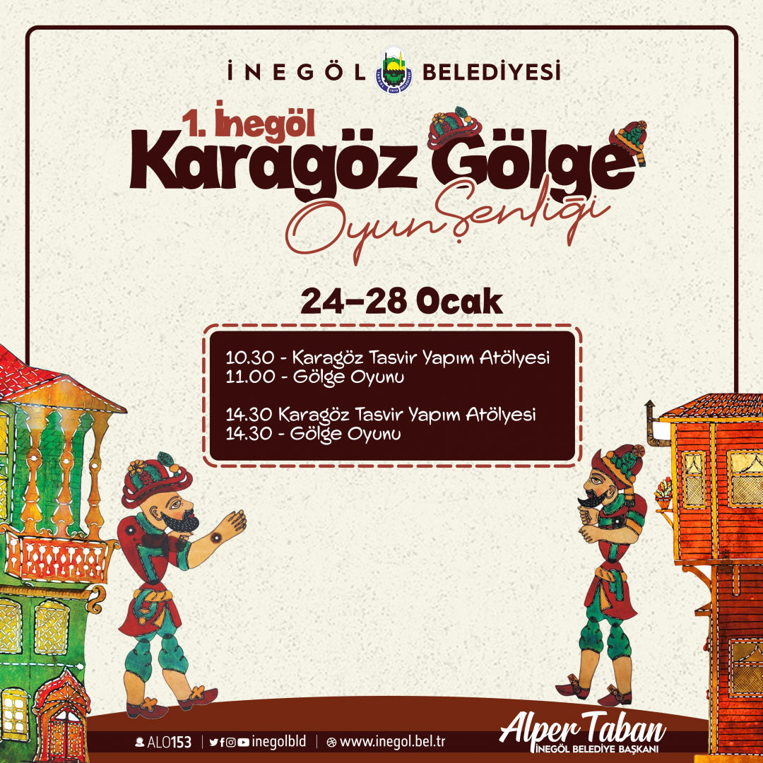 1. İnegöl Karagöz Gölge Oyunu Şenliği