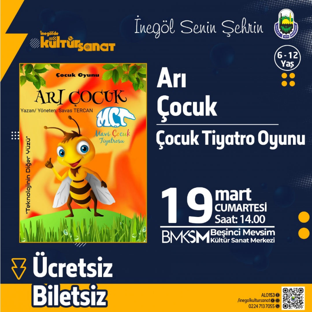 Arı Çocuk Çocuk Tiyatro Oyunu 6-12 yaş
