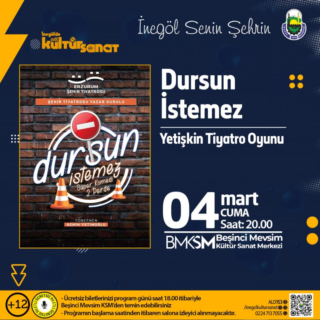 Dursun İstemez Yetişkin Tiyatro Oyunu