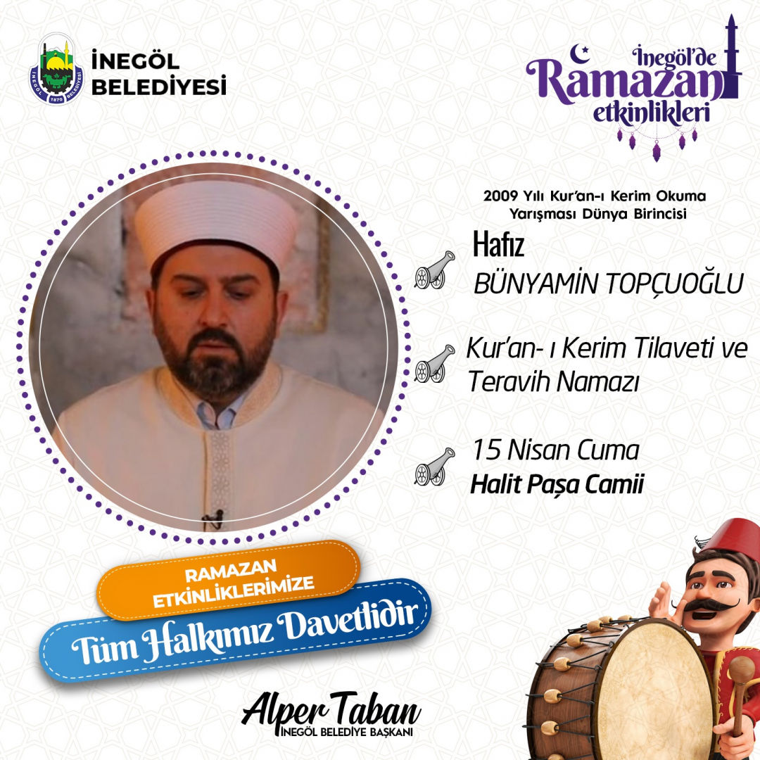 Hafız Bünyamin Topçuoğlu Kuran-ı Kerim Tilaveti ve Teravih Namazı