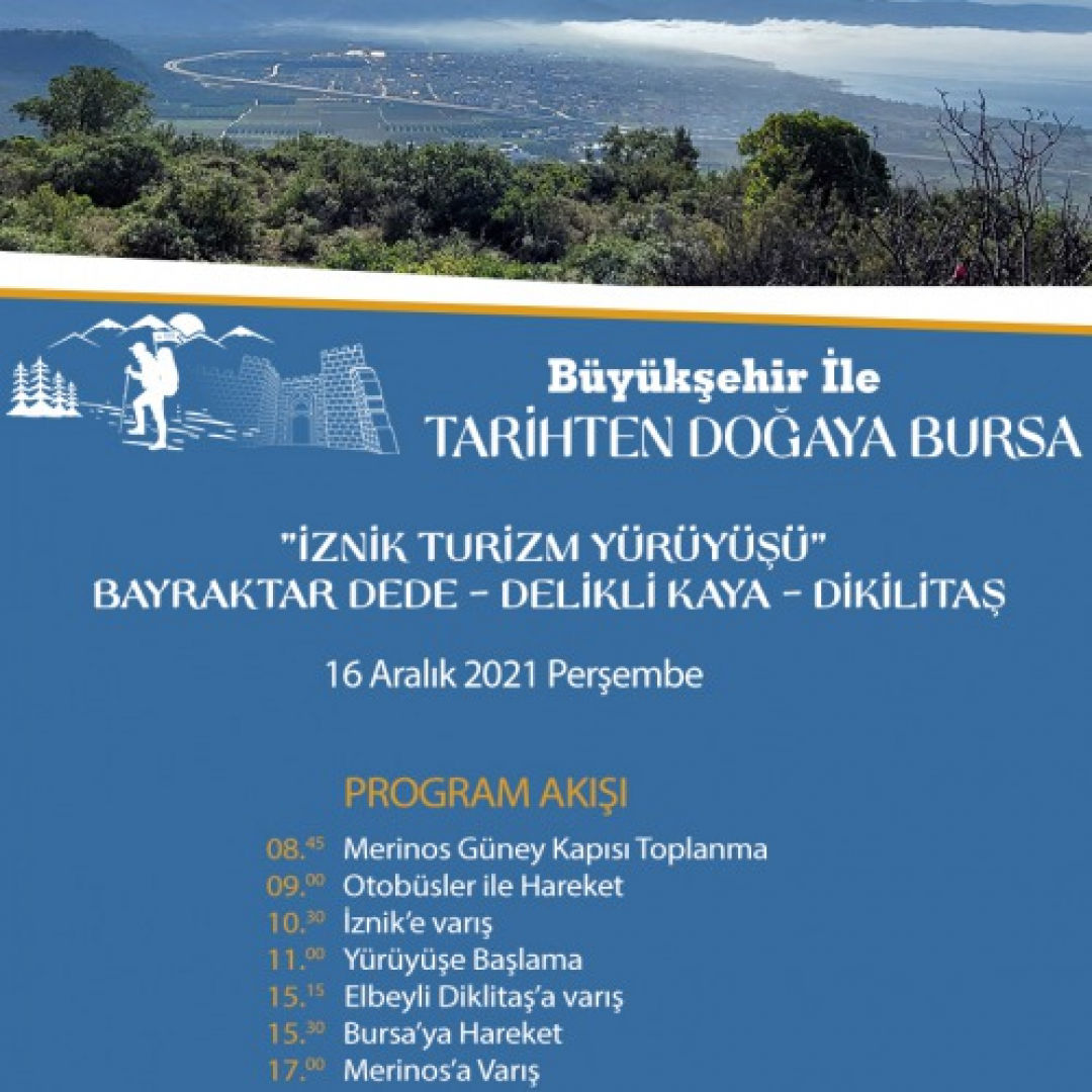 Tarihten Doğaya Bursa Turizm Yürüyüşü