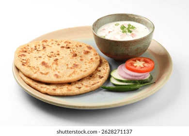 Paratha with Curd