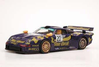 Porsche 911 GT1 Bleu Coral
