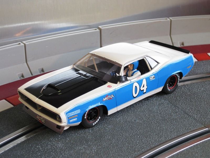 Plymouth Barracuda White & Blue