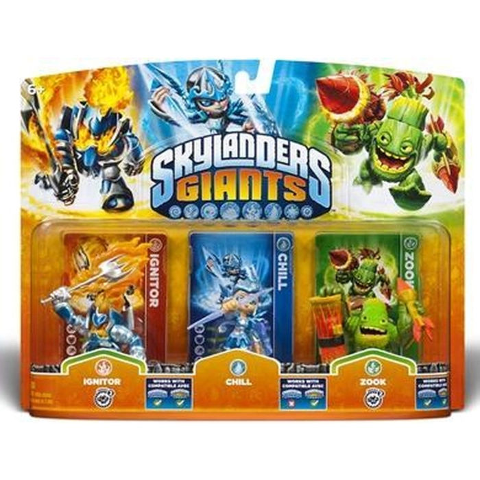 Skylanders Giants: Adventure Triple Pack Chill, Zook, Ignitor