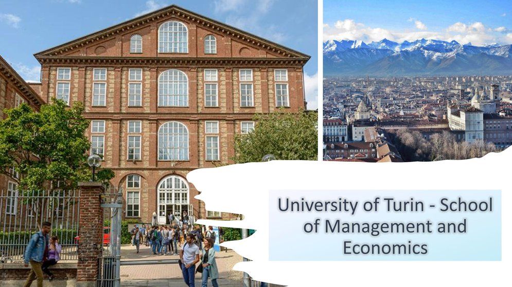 University of Turin, School of Management and Economics, Italy — campus and city panorama