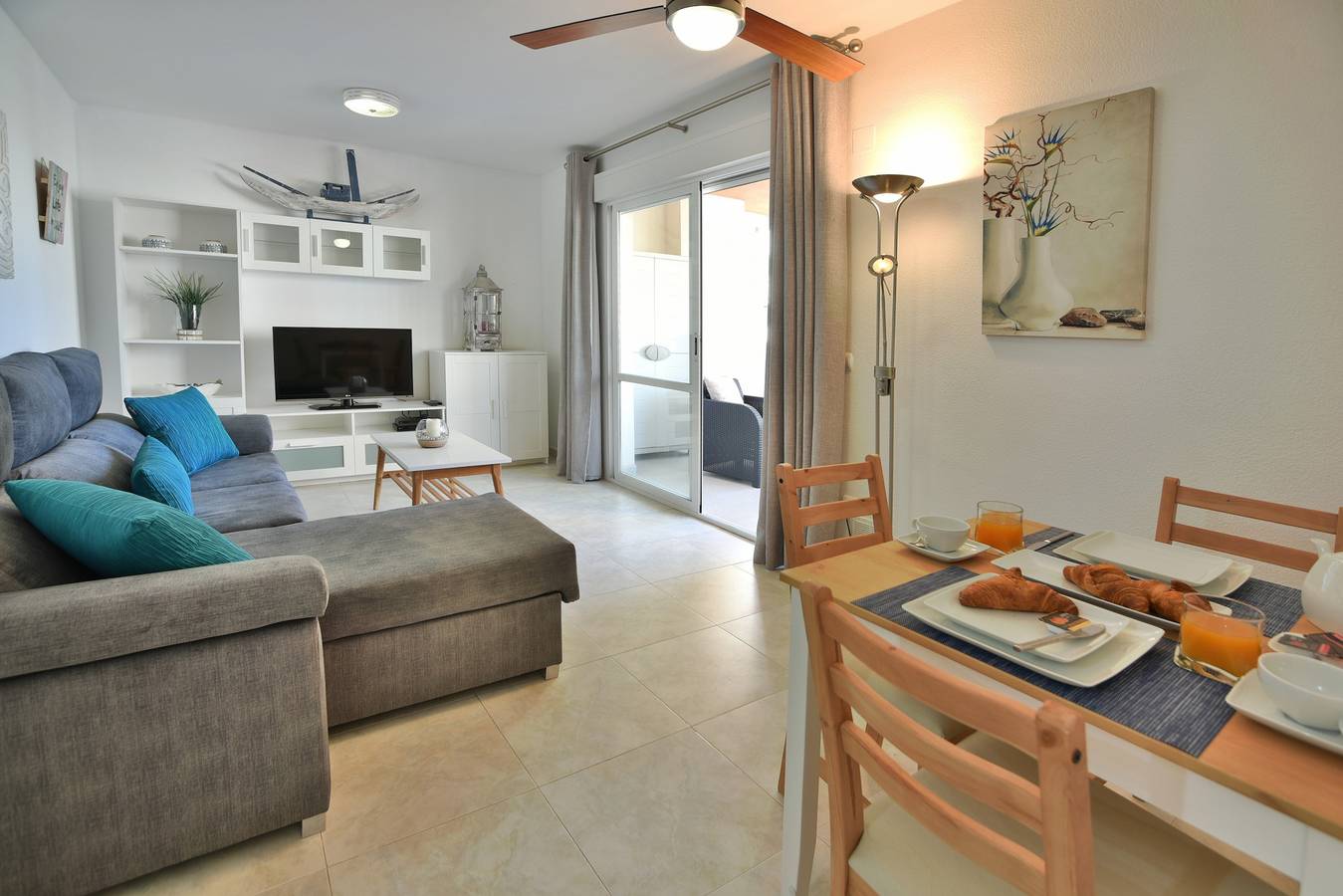 Holiday apartment for 3 people with ocean view