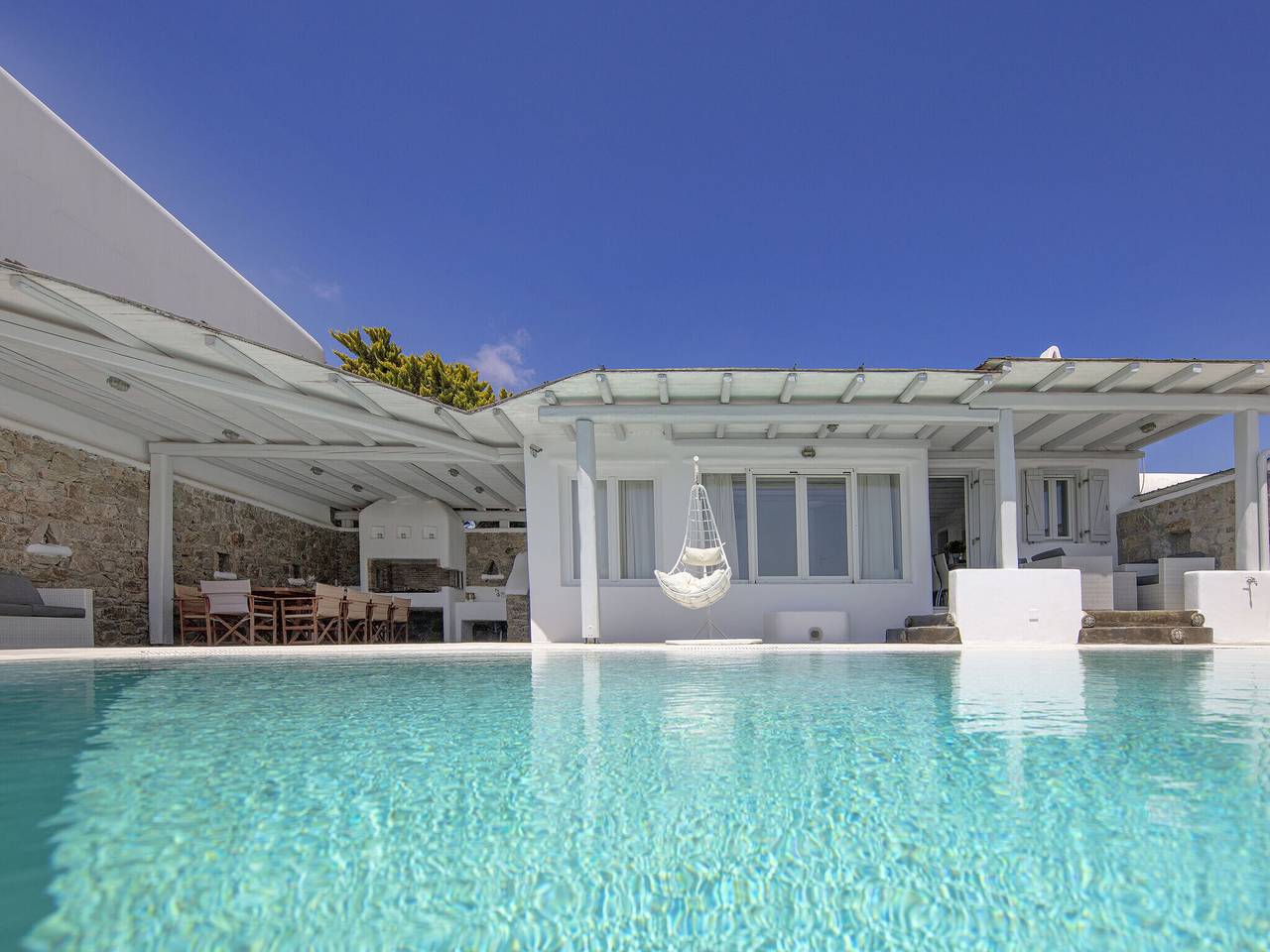 Villa in Mykonos with Sea View and Pool