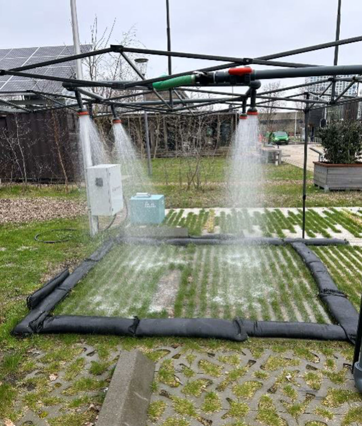 opzet SolidGreen onderzoek waterbuffernd vermogen