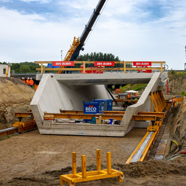 Fietstunnel Roosendaal uitvoering