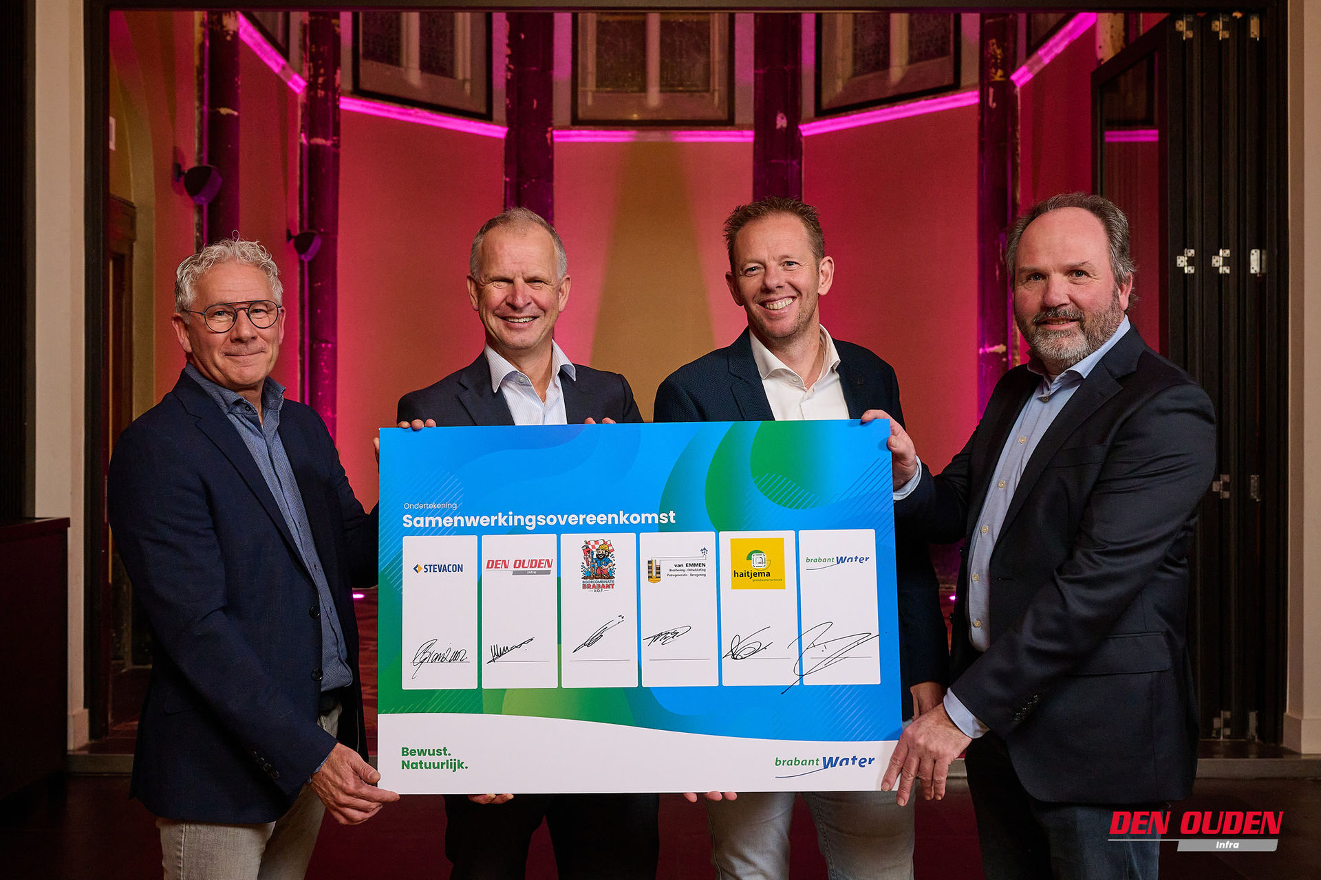 Samenwerkingsovereenkomst Brabant Water en Den Ouden