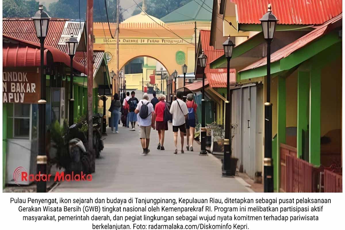 Pulau Penyengat Jadi Pusat Gerakan Wisata Bersih Nasional