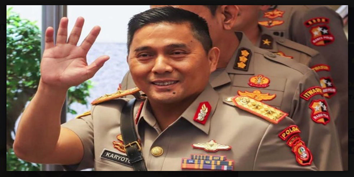 Kapolri Jenderal Listyo Sigit Prabowo resmi melantik Irjen Karyoto sebagai Kepala Badan Pemelihara Keamanan (Kabaharkam) Polri.