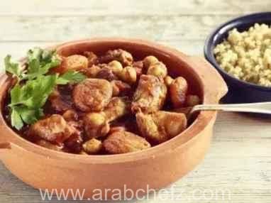 طاجن الدجاج المغربي