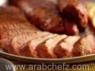 طريقة تحضير لحم الخنزير المغطى بالجلاز الجاف لحم خنزير مغطى بالجلاز الجاف