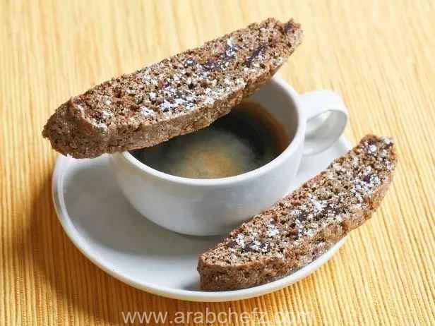 بسكويت الإسبريسو بقطع الشوكولاتة