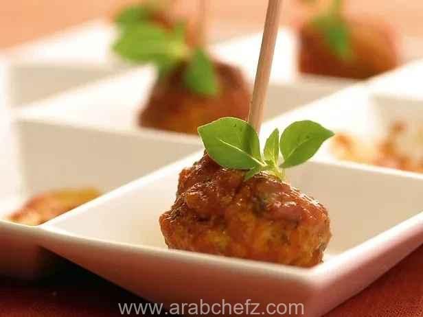 طريقة تحضير كرات اللحم الإيطالية كرات اللحم الإيطالية بالأعشاب والريكوتا